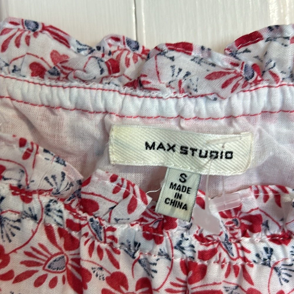 Max Studios Floral Ruffled Tank Dress - Picture 5 of 8